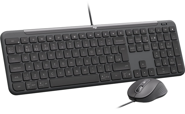 LOGITECH 920-013351 | MK620 Wired Keyboard and Mouse Combo, USB-C, Graphite, 2 Yr Wty