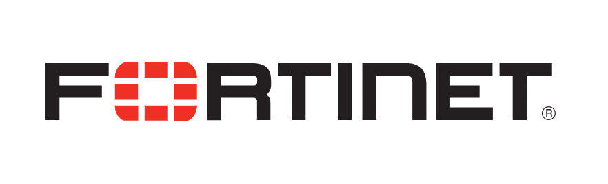 Fortinet logo with red grid O on FN-TRAN-SFP28-SR 25GE SFP28 transceiver