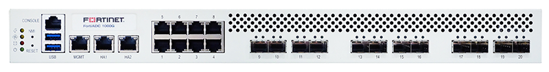 Fortinet FAD-1000G | FortiADC 1000G Application Delivery Controller, 8x10G RJ45, 12x10G SFP+