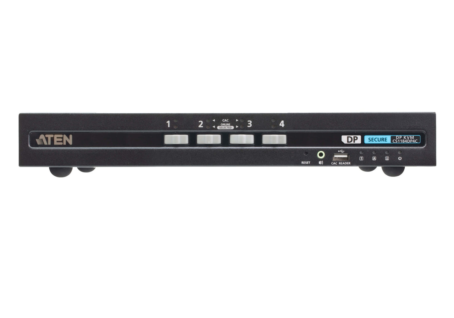 ATEN CS1184DP4C-AT-U | CS1184DP Secure KVM Switch, 4-Port DisplayPort, USB + CAC, PSD PP v4.0