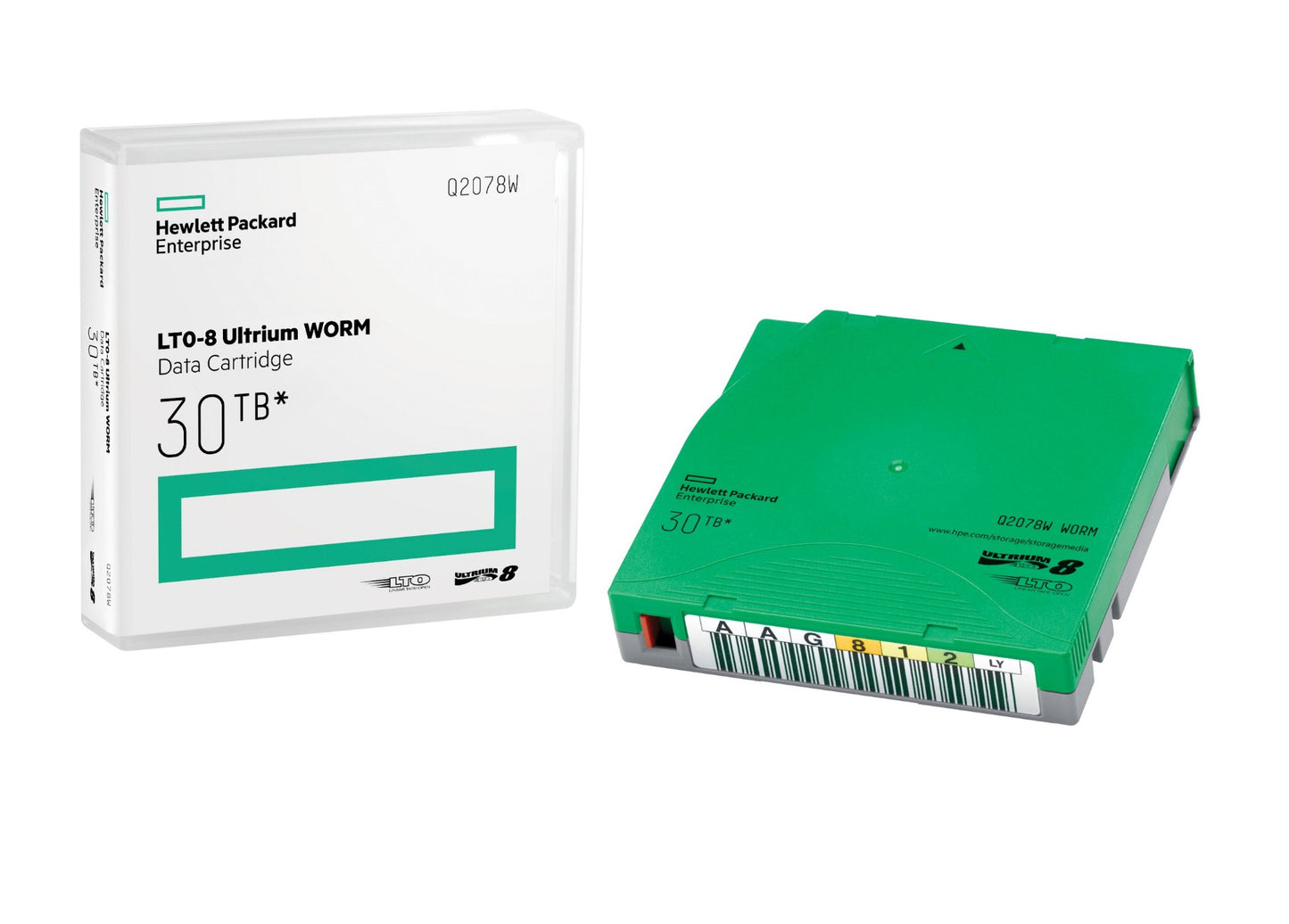 HPE Q2078W | LTO-8 Ultrium 30TB WORM Data Cartridge