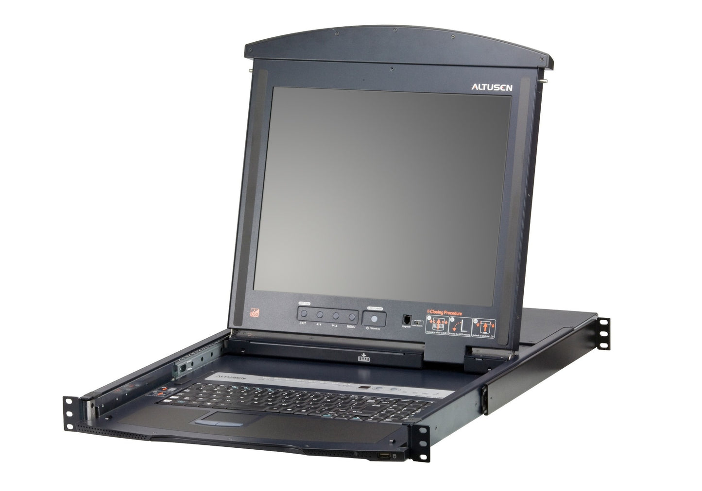 ATEN KL1508AM-AXA-AU | Rail 17" LCD KVM Switch, 8 x Cat 5 Ports, KL1508AM Dual