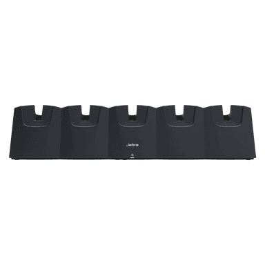 Black Jabra 14207-96 Perform 45 5-bay charging station for earbuds