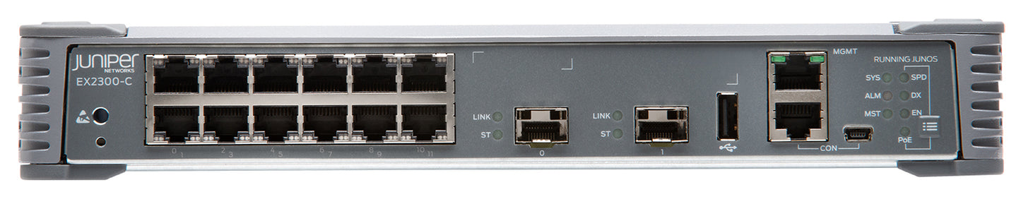 Juniper EX2300-C-12T | EX2300-C Series 12 x 1GbE Ports, Compact Fanless Switch