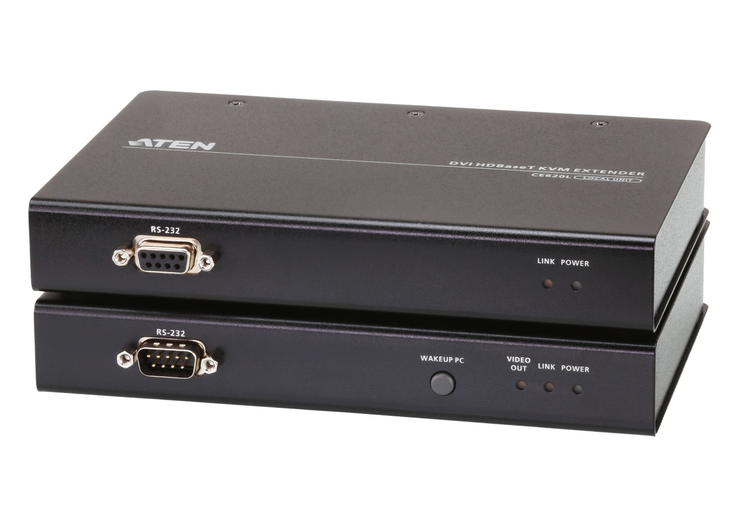 ATEN CE620-AT-U | CE620 DVI HDBaseT 2.0 KVM Extender, USB 2.0 (480 Mb/s), RS-232/IR, 100 m over Cat6