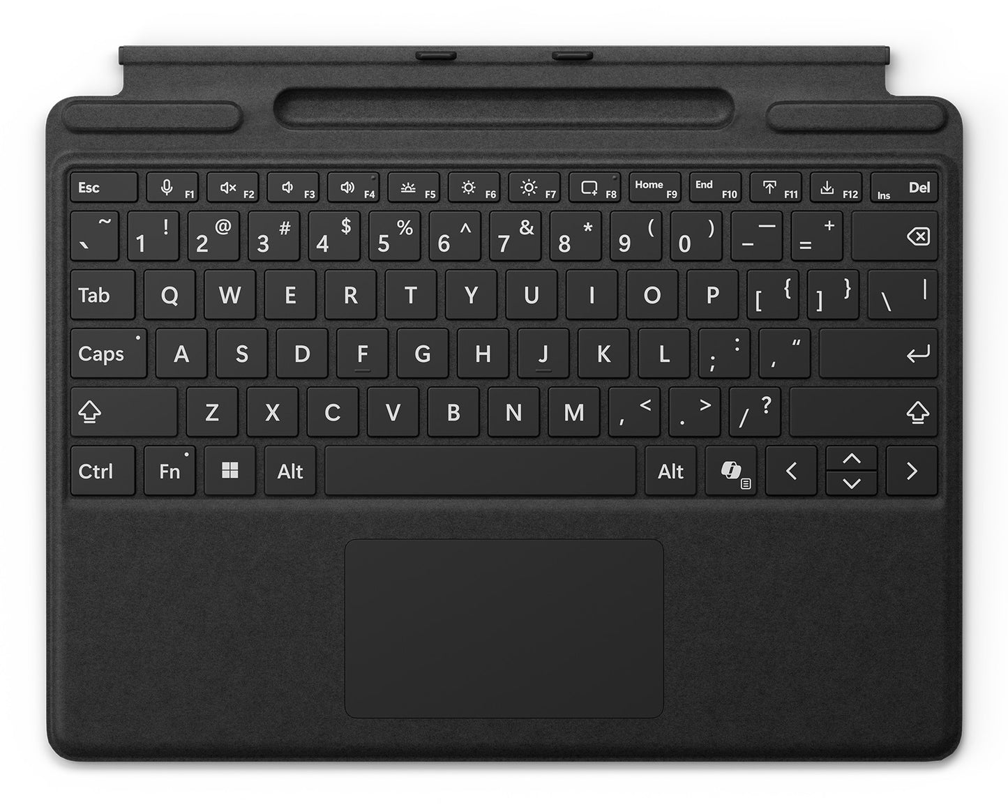 Black Microsoft Surface Pro Keyboard with touchpad, slim profile, EP2-37849