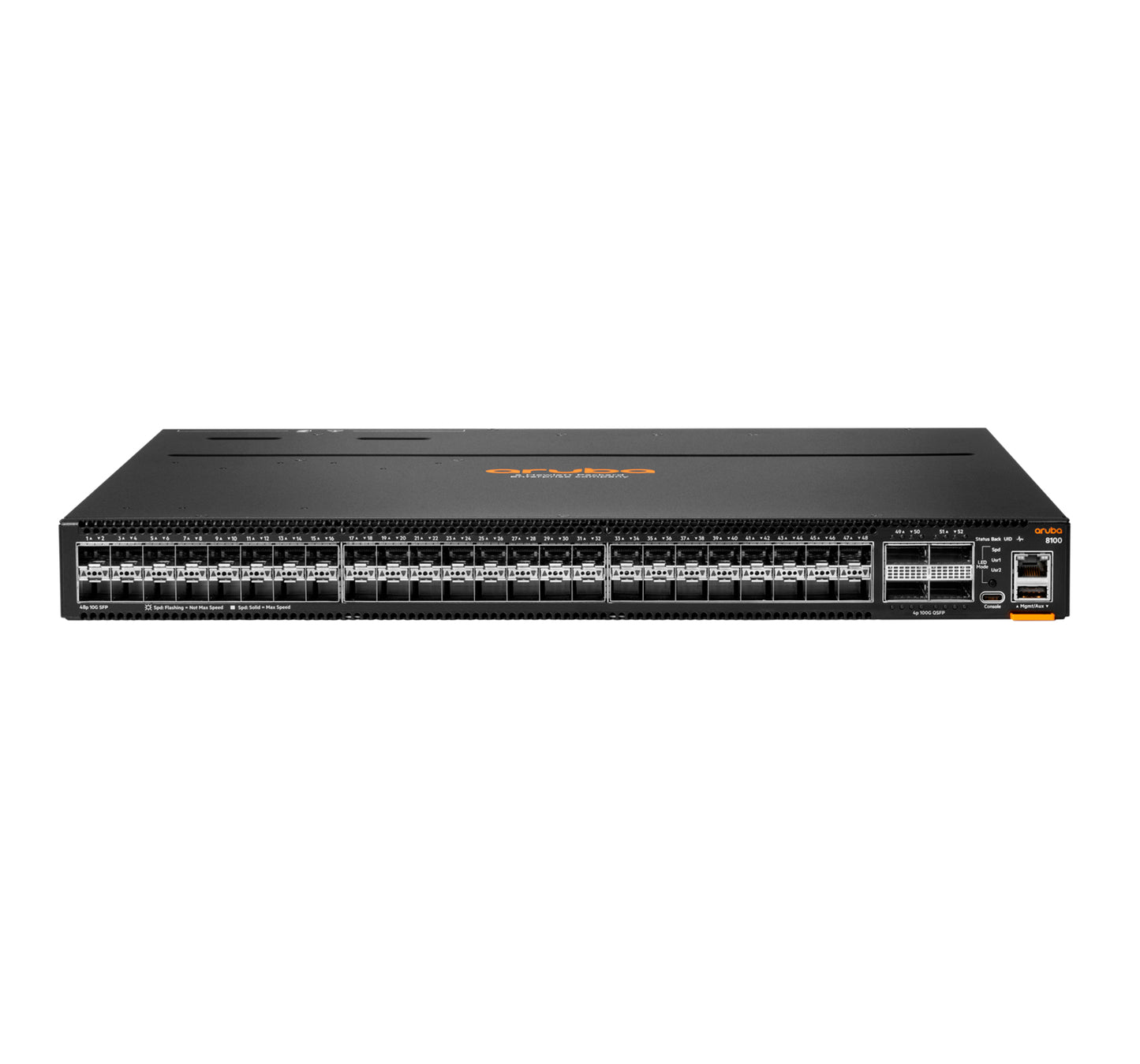 Aruba R9W90A#ABG | CX 8100 Series 48 x 10G SFP+ Ports, 4x40/100G QSFP28 Uplinks, 1U Switch