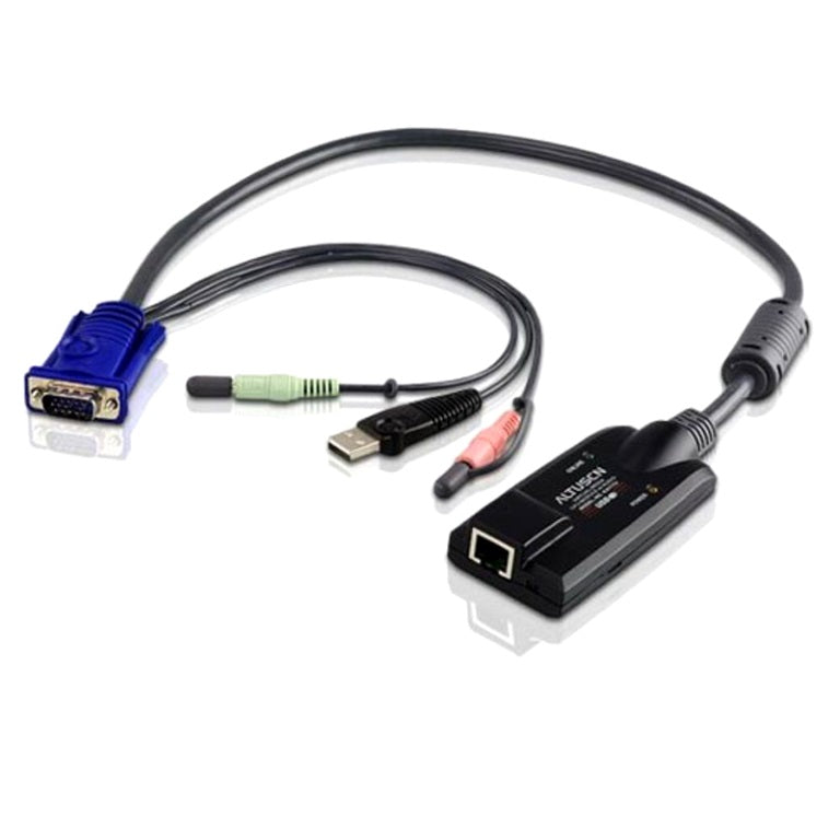 ATEN KA7176-AX | KA7176 Virtual Media KVM Adapter, RJ45 to VGA, USB + Audio