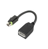Lenovo 4X90Q93975 | Mini DisplayPort to DisplayPort Adapter, Black