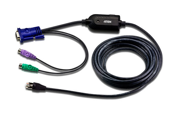 ATEN KA7920-AX | KA7920 PS/2-VGA to Cat5e/6 KVM Adapter Cable, 4.5m (CPU Module)