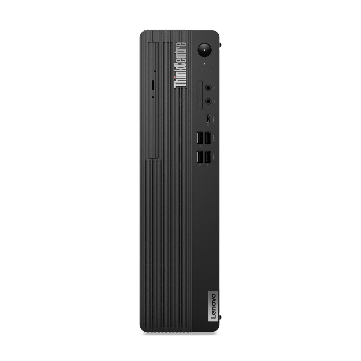 Lenovo ThinkCentre M90s Gen 4 SFF black desktop with USB ports