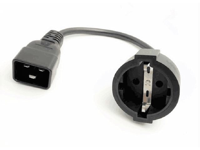APC EPDU-PCC0B | 0.5m Schuko to C20 Power Cord for Rack PDU Accessories, High-Durability, Ideal for Power Distribution Systems