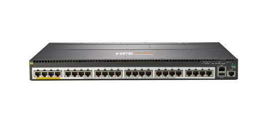 Aruba JL324A | 2930M 24-Port Smart Rate PoE+ Switch with 1 Expansion Slot