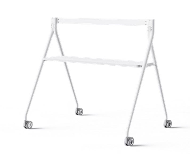 Yealink MB-FloorStand-650T-W | Floor Stand for MeetingBoard 65", Wheeled, White