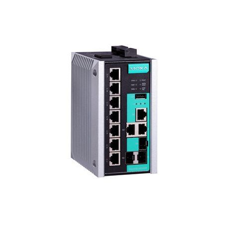 Moxa EDS-510E-3GTXSFP Managed Gigabit Ethernet Switch With 7 10/100Baset(X) Ports, 3 10/100/1000Baset(X) Or 100/1000Basesfp Ports, -10 To 60C Operating Temperature