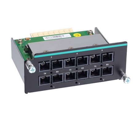 Moxa IM-6700A-6MSC Fast Ethernet Module With 6 Multi-Mode 100Basefx Ports With Sc Connectors