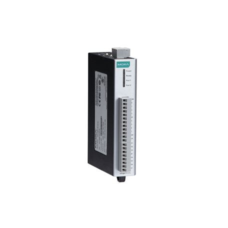 Moxa ioLogik E1213-T | Universal I/O Module with 8 DIs, 4 DOs, 4 DIOs, Ethernet Switch, -40 to 75°C, ioLogik E1200 Series
