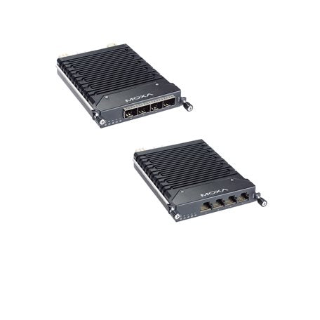Moxa LM-7000H-DMY 7000H dummy module with ribbed metal casing and Ethernet ports