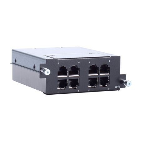 Moxa RM-G4000-8GPoE Gigabit Ethernet Module With 8 10/100/1000Baset(X) Ieee 802.3Bt Poe Ports