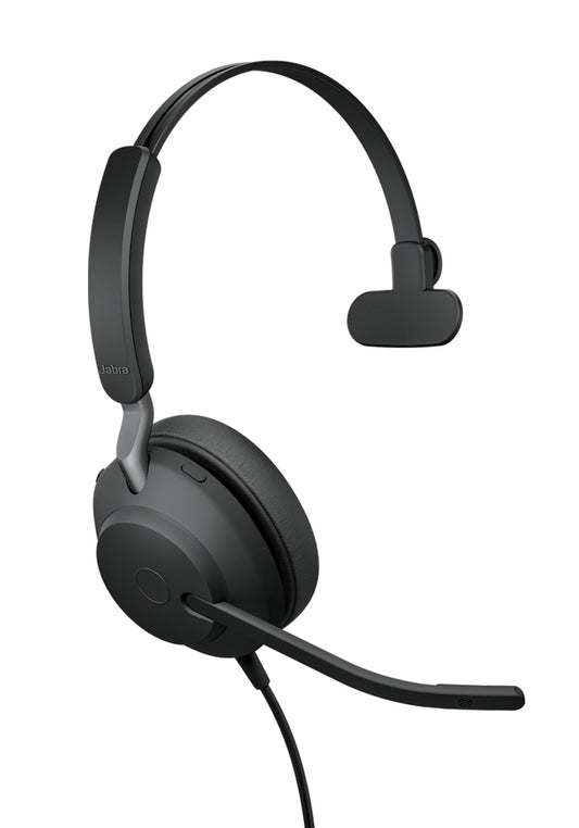 Jabra 24189-889-799 | Evolve2 40 SE Headset, USB Type-C/Type-A, Black