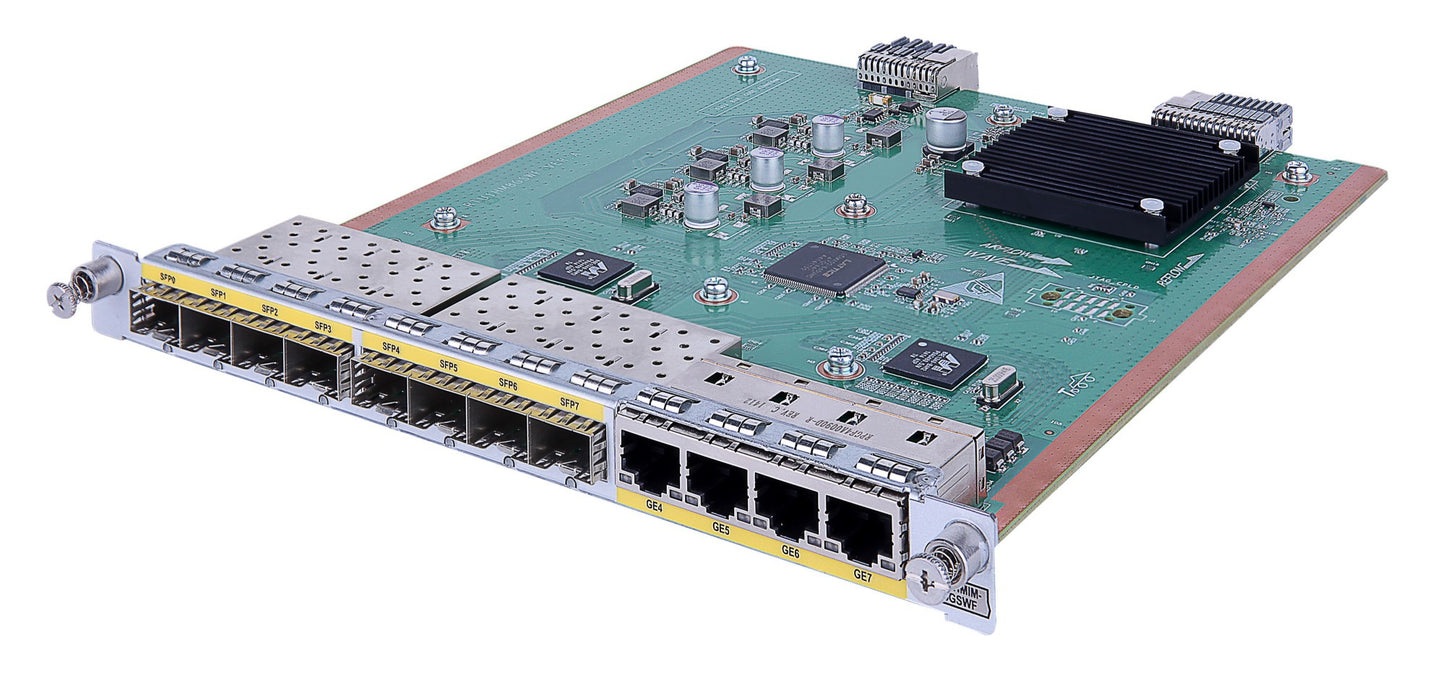 HPE JH238A | 8-Port 100Base-FX/1000Base-X, 4-Port 1000Base-T, MSR3000 Module