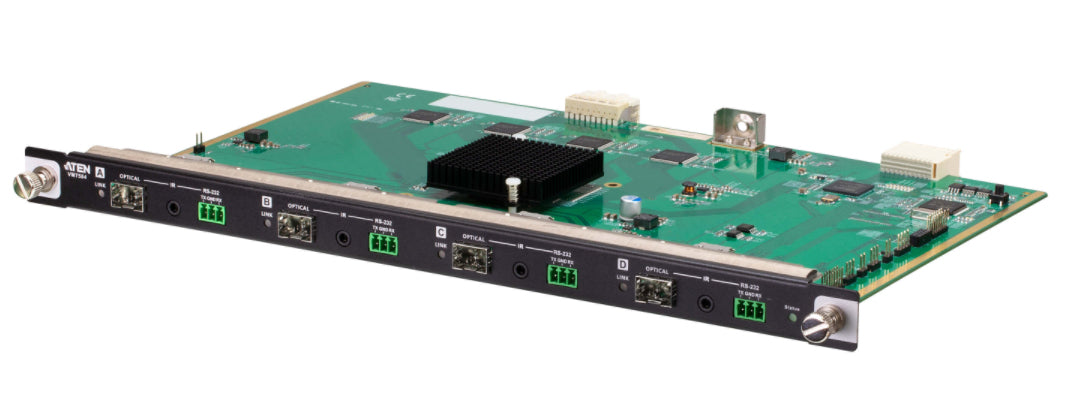 ATEN VM7584K2-AT | VM7584K2 4-Port 10G Optical Input Board, 4 x SFP+, 4K SM fibre 10 km