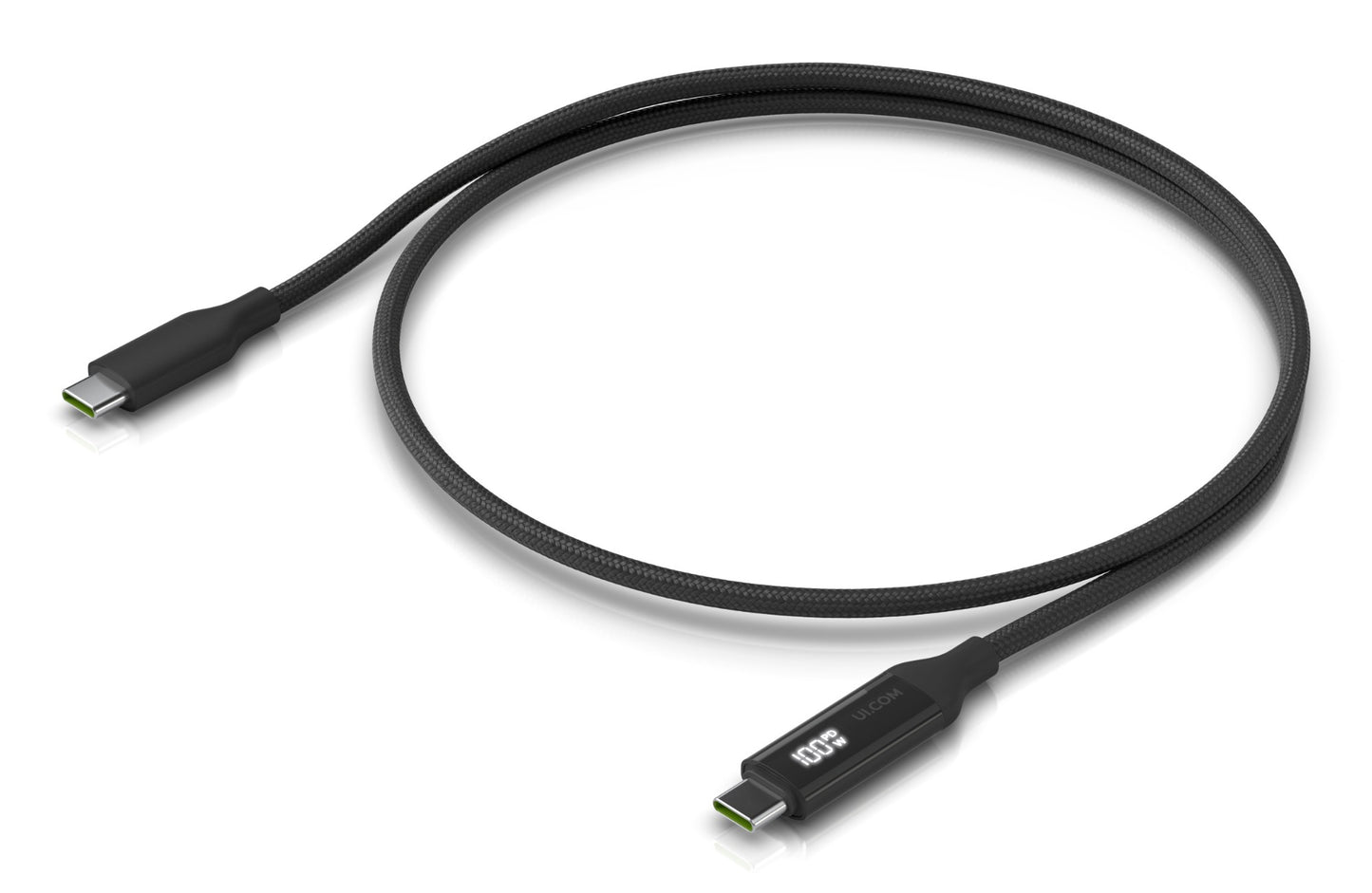 Ubiquiti UACC-Cable-USB-100W-1M-BK | UACC-Cable-USB-100W, USB-C Cable, 1m, Black, 100W