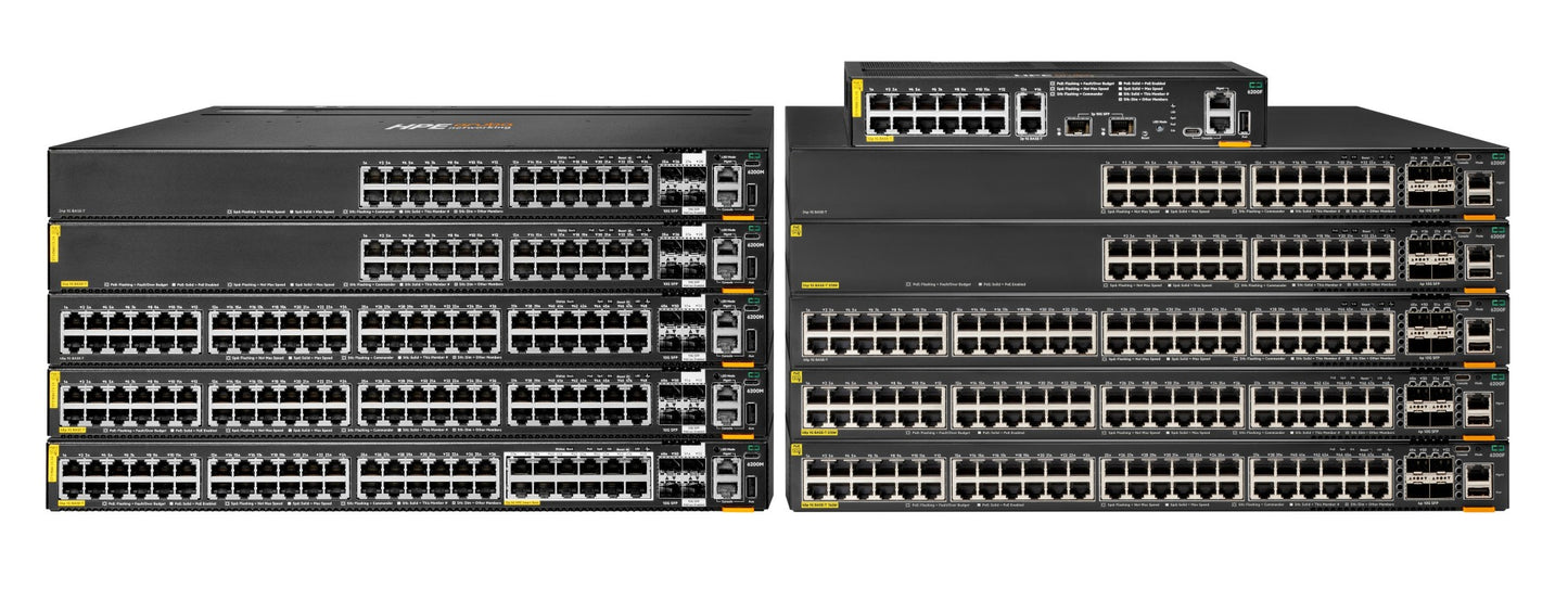 Aruba JL725A | 6200F 24G PoE+ 4SFP+ 370W L3 Managed Switch