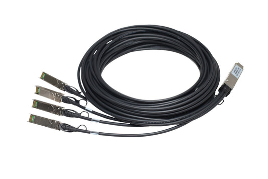 HPE JG330A | X242 QSFP to 4x10G SFP+ 3m DAC Cable for High-Speed Networking