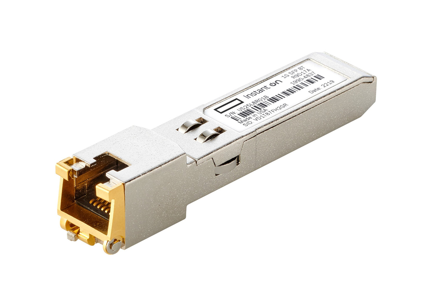 HPE R9D17A | Instant On 1G SFP RJ45 100m Cat5e Transceiver