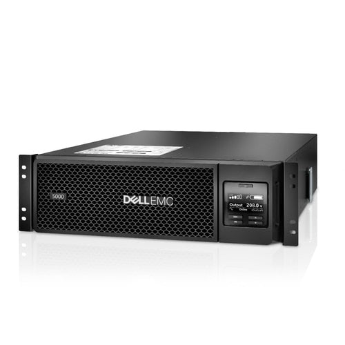 Black Dell EMC 5000 server rack UPS 5kVA/4500W with perforated panel