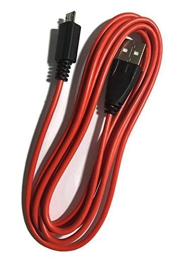 Jabra 14201-61 | USB 2.0 Cable, USB A to Micro-USB A, Black/Red, Evolve 65 Compatible
