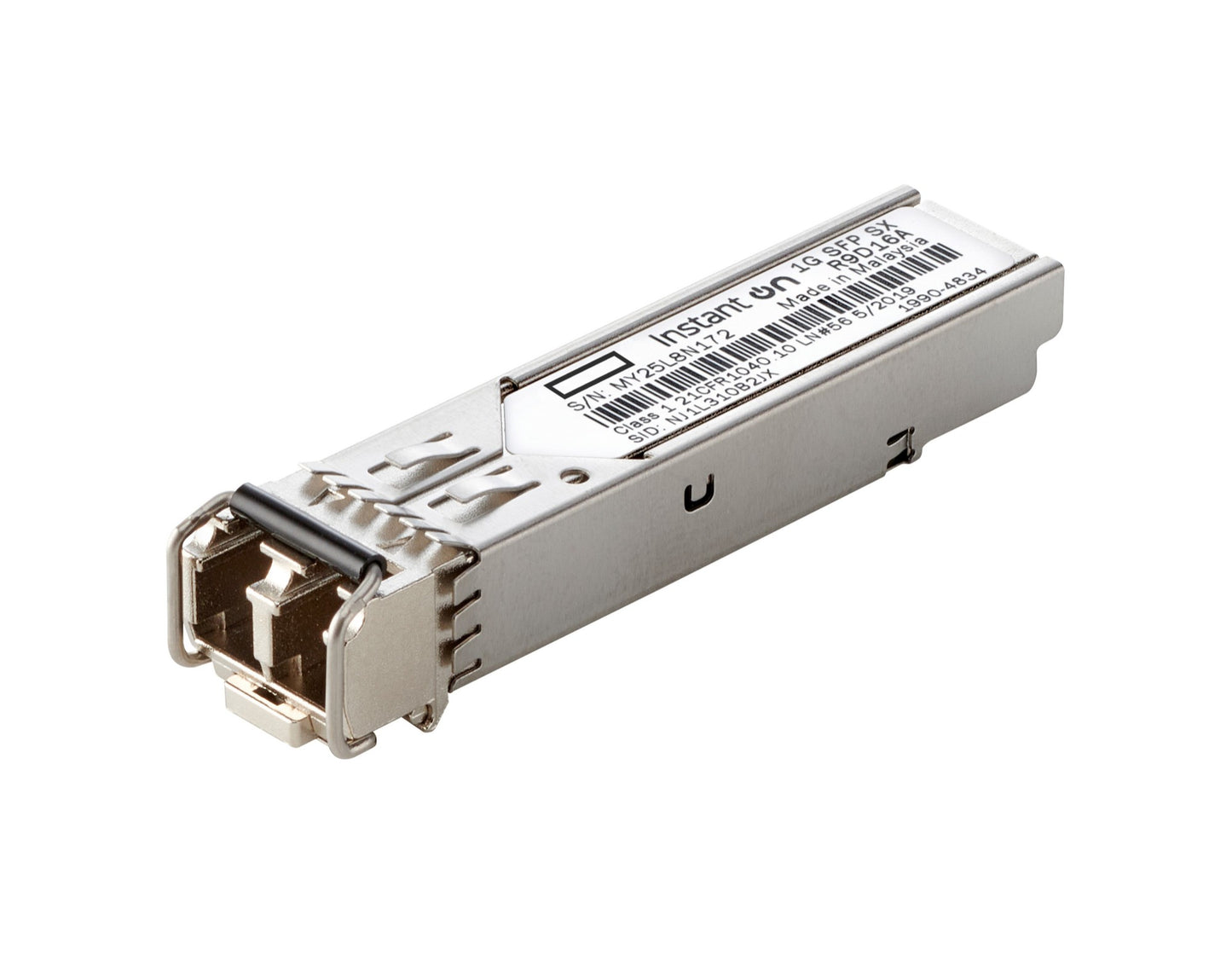 HPE R9D16A | Aruba Networking Instant On 1G SFP LC SX 500m OM2 MMF Transceiver