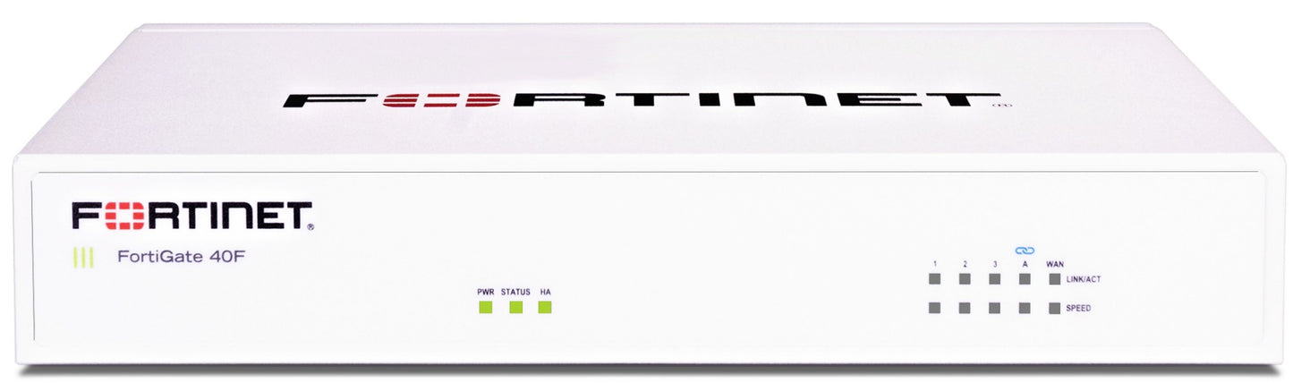 Fortinet FWF-40F-3G4G-N | 5 GE Ports, 3G/4G/LTE, WiFi 802.11ac, FortiWiFi 40F Series