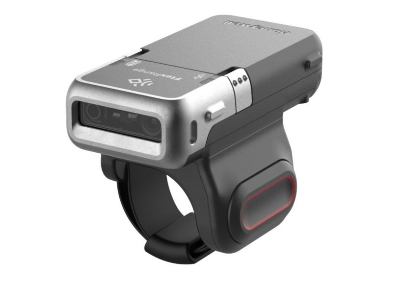Honeywell 8675i black and silver zebra flexscan handheld bluetooth 2d barcode scanner with wrist strap