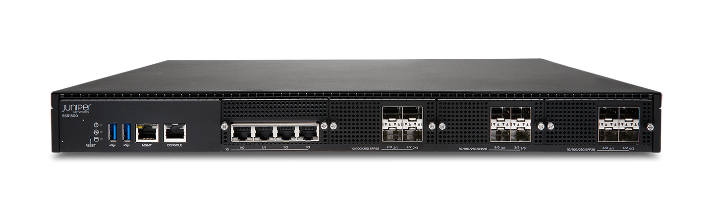 JUNIPER SSR1500-CHAS | SSR1500 Chassis for Enterprise Networking, No AC Power Supply or Fan Tray