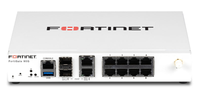 Fortinet FG-91G | FortiGate 90G Series Firewall, 8 x 1GbE, 2 x 10GbE RJ45/SFP+, 120GB SSD