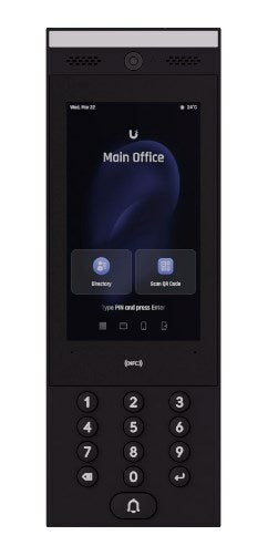 Ubiquiti UA-INTERCOM | Intercom Entrance Control Terminal, Black