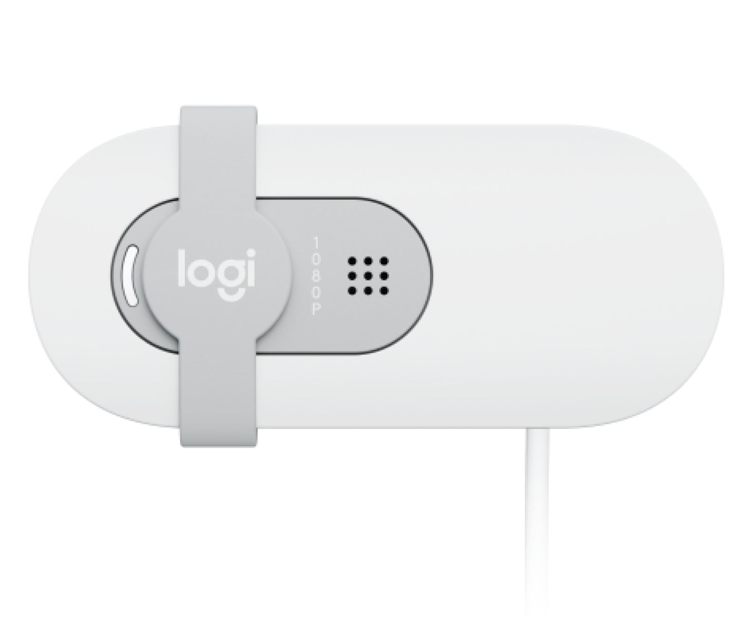 Logitech 960-001618 | 1080p Webcam, 2MP, USB, White, HD Video Conferencing