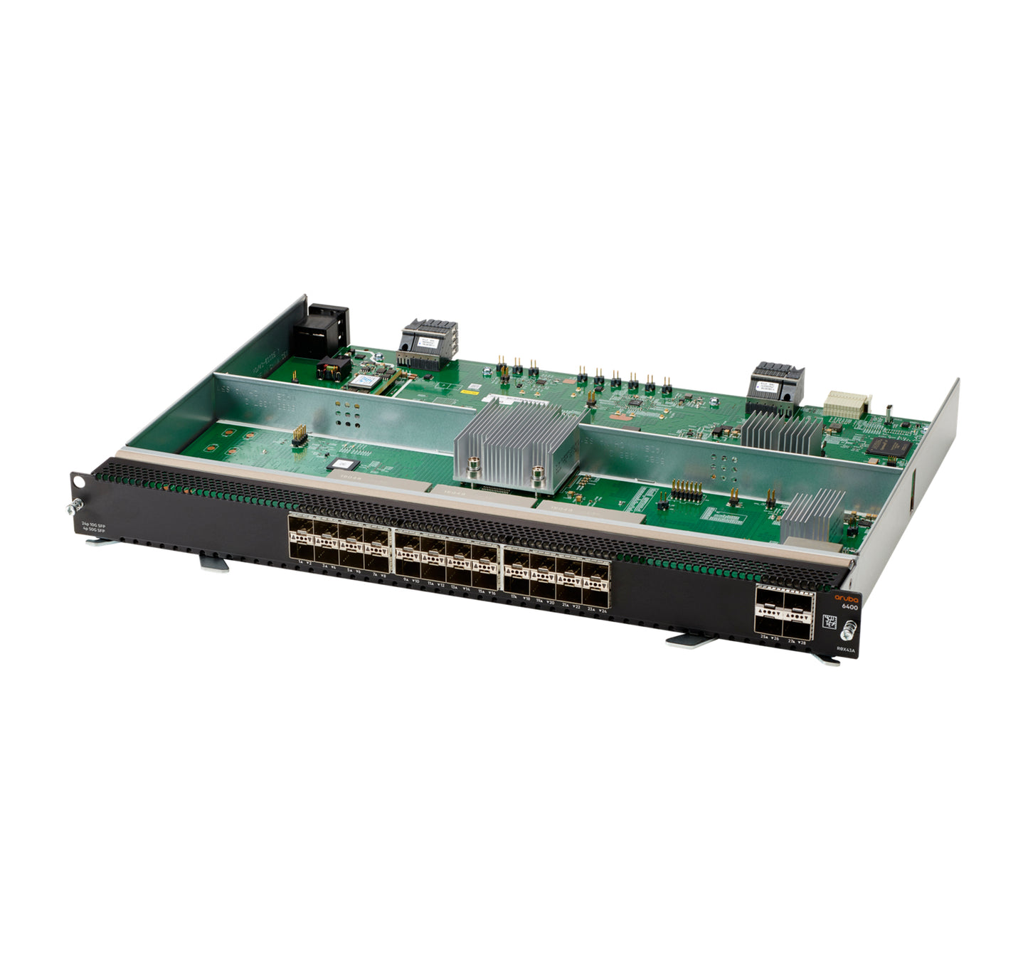 Aruba R0X43A | CX 6400 24 x SFP+ Ports, 4 x SFP56 Ports, Network Switch Module