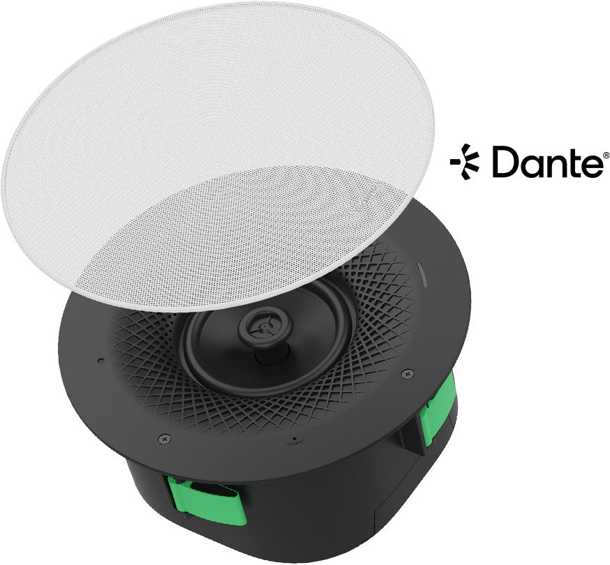 Yealink CS10-D | CS10 Dante Edition Ceiling Speaker, 2-Way Coaxial, Dante Audio
