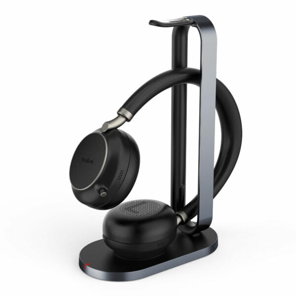Yealink BH76-CH-BL-UC | Bluetooth Wireless Headset, Noise-Cancelling, Charging Stand