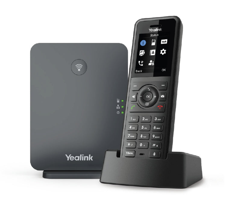 Yealink W77P | W77P IP Phone, Black, TFT Display, VOIP DECT Phone