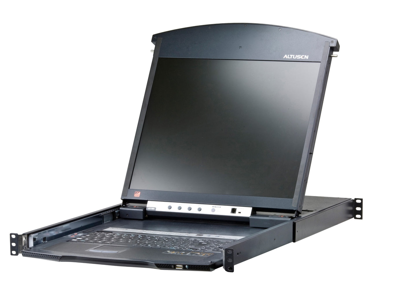 ATEN KL1516AIM-AXA-AU | KL1516AiM 16-Port Cat 5 LCD KVM over IP, 17" Dual Rail, 1 Local/Remote