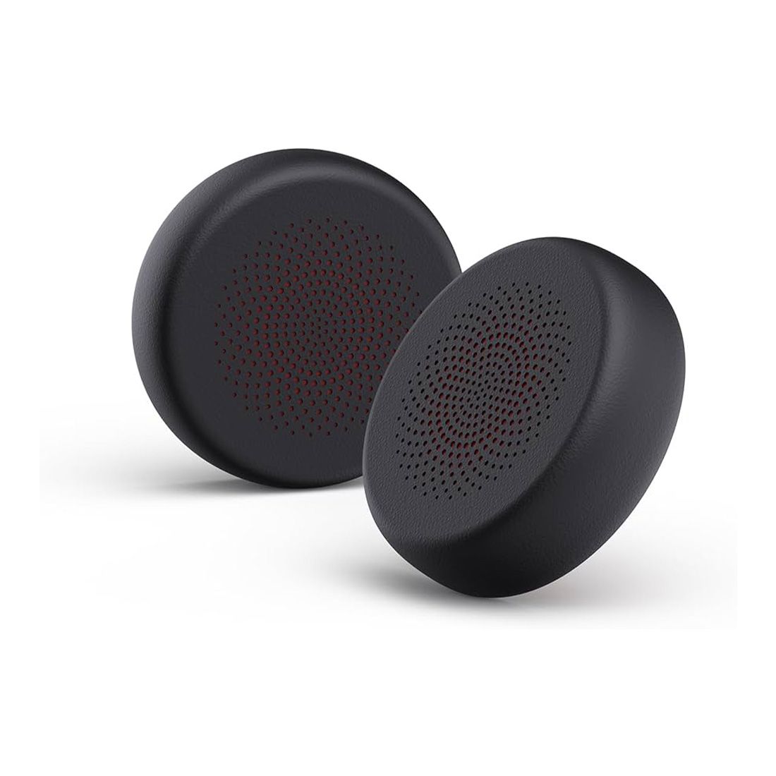 Yealink leather ear cushions for BH74 WH68 UH48 black pair perforated texture