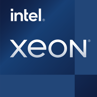 Intel Xeon logo on blue gradient, HPE ProLiant ML110 Gen11 server