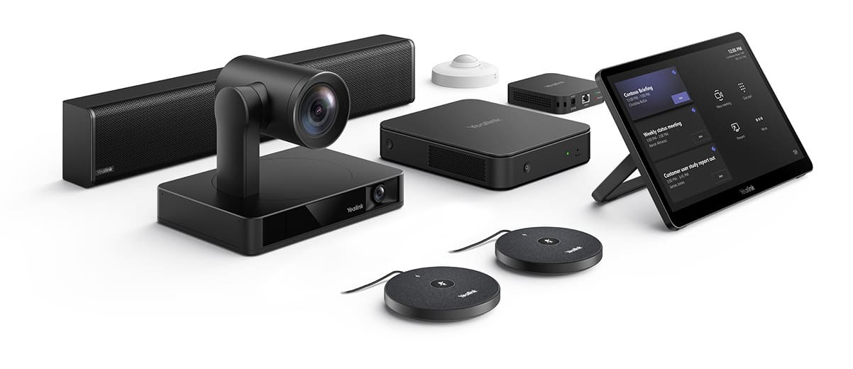 Yealink MVC860-C5-710 | Windows MTR, UVC86 Camera, Mspeaker-II, 2x VCM35 Mics, PoE Switch