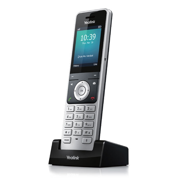 Yealink SIP-W56H silver black DECT cordless phone with 2.4in touchscreen