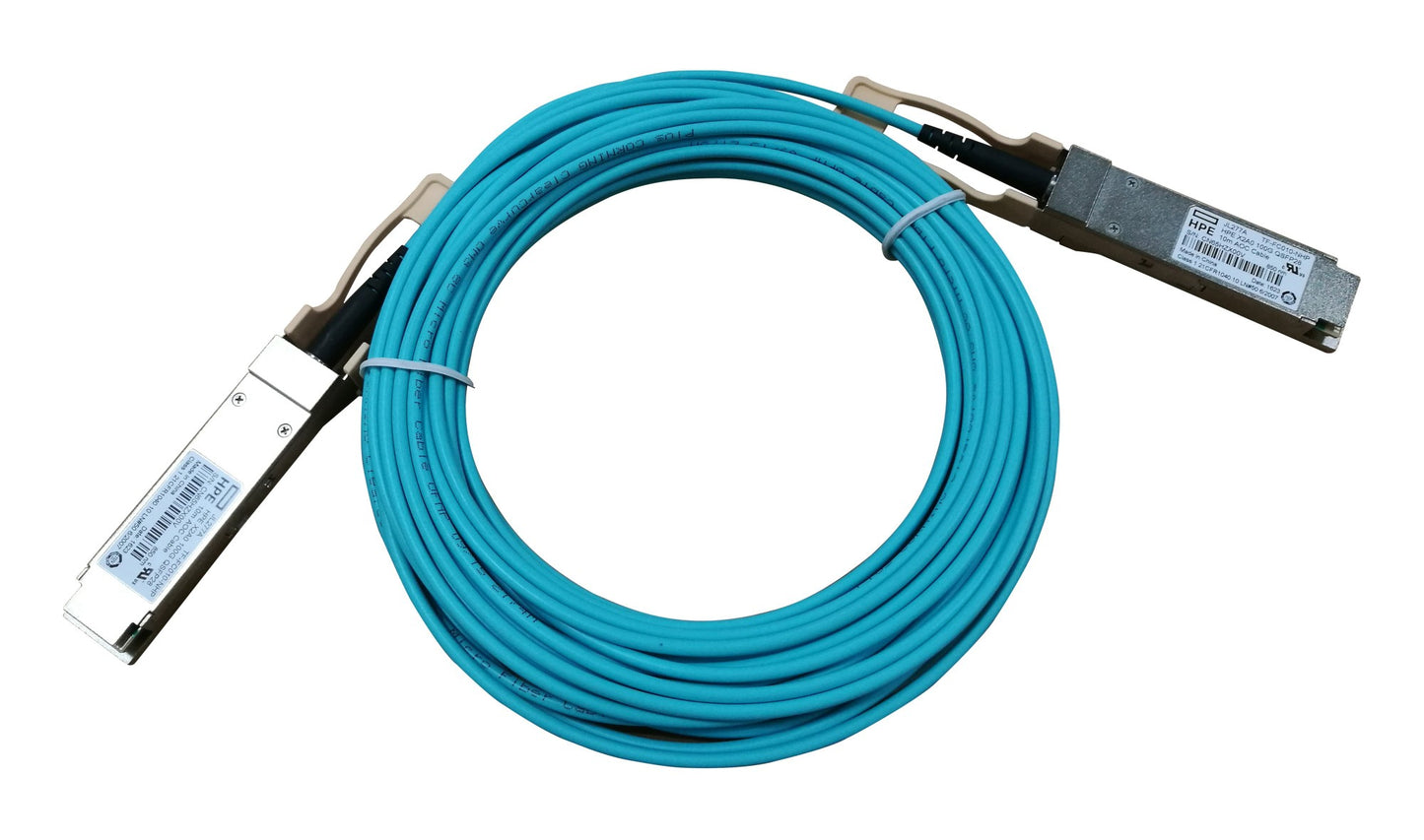 HPE JL277A | X2A0 100G QSFP28 10m Active Optical Cable for data centres