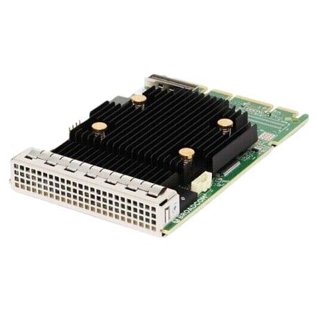 HPE P46140-B21 SR416i-o Gen11 SPDM storage controller with black silver heatsink